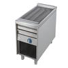Gas countertop water grill with cabinet - NA