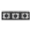 Gas countertop cooker with cabinet - NA