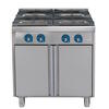 Gas countertop cooker with cabinet - NA