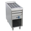 Gas countertop water grill with cabinet - NA
