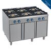 Gas countertop cooker with cabinet - NA