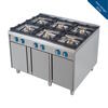 Gas countertop cooker with cabinet - NA