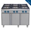 Gas countertop cooker with cabinet - NA
