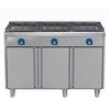 Gas countertop cooker with cabinet - NA