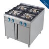 Gas countertop cooker with cabinet - NA